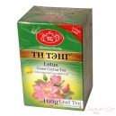 Чай зеленый Tea Tang аромат. "ЛОТОС" (крупнолистовой, 100 г)