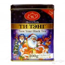 Чай черный Tea Tang "Новый год" O.P. (крупнолистовой, 400 г, металл. банка)