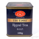 Чай черный Tea Tang "КОРОЛЕВСКИЙ B.O.P." (среднелистовой, 100 г, металл. банка)